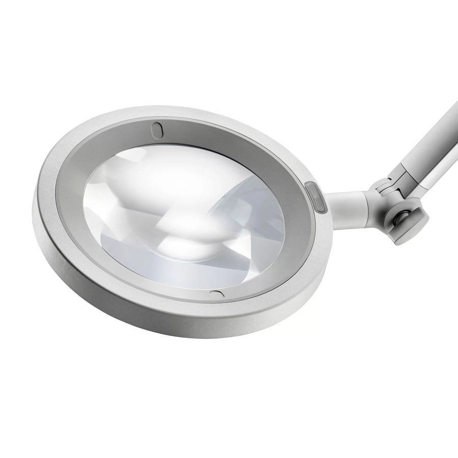 Lente d'ingrandimento OPTICLUX con luce LED/Wood - Soffitto o Stativo con ruote